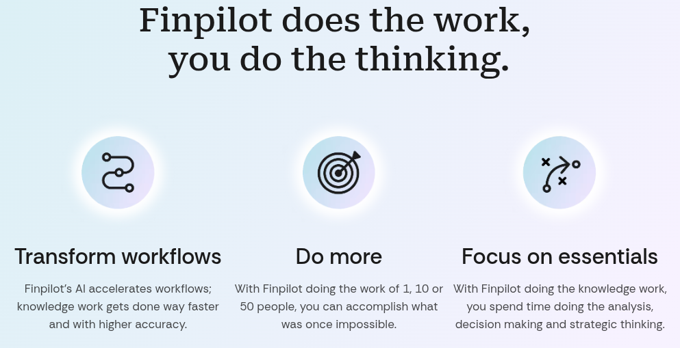 Finpilot Features