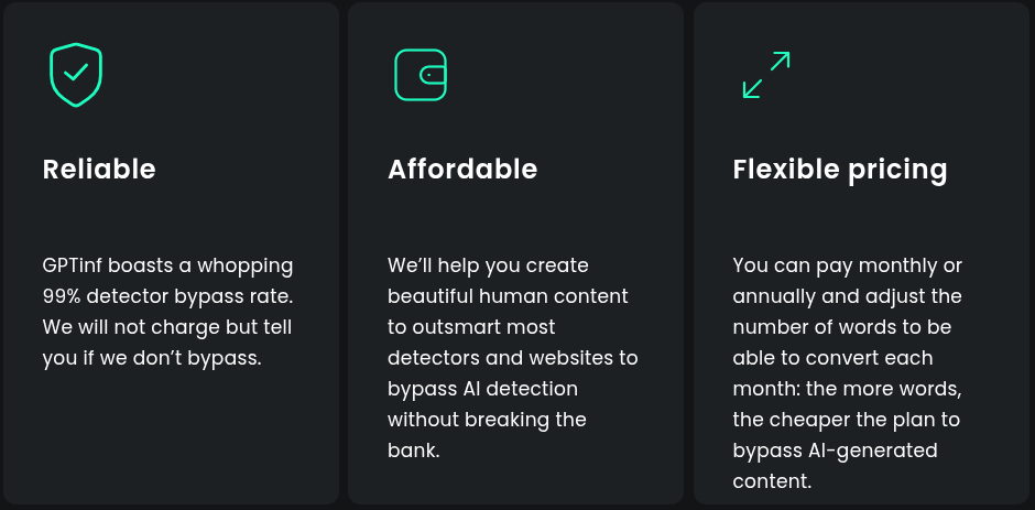 GPTinf Benefits