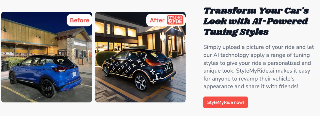 StyleMyRide Overview