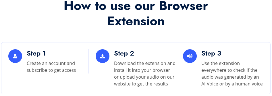 AI Voice Detector Browse Extension