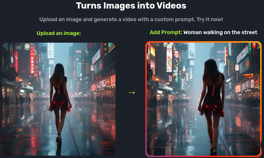 SendFame Image to Video