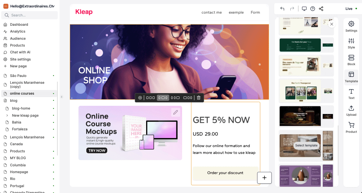 Kleap Overview