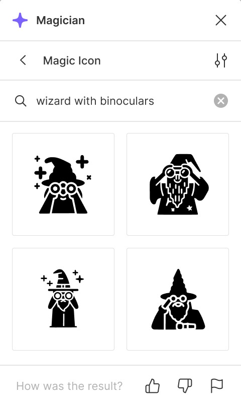 Magic Icon Example