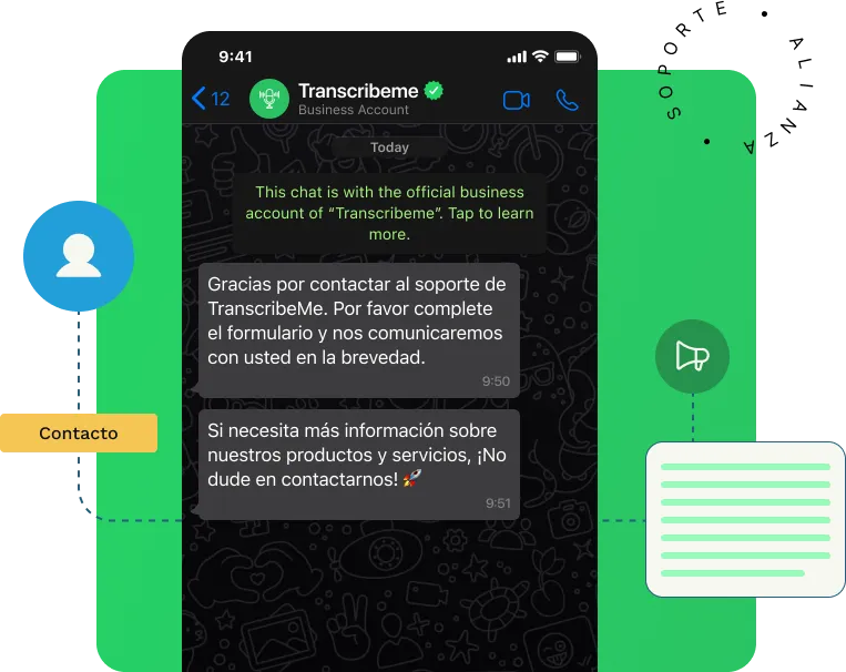 TranscribeMe PhoneView