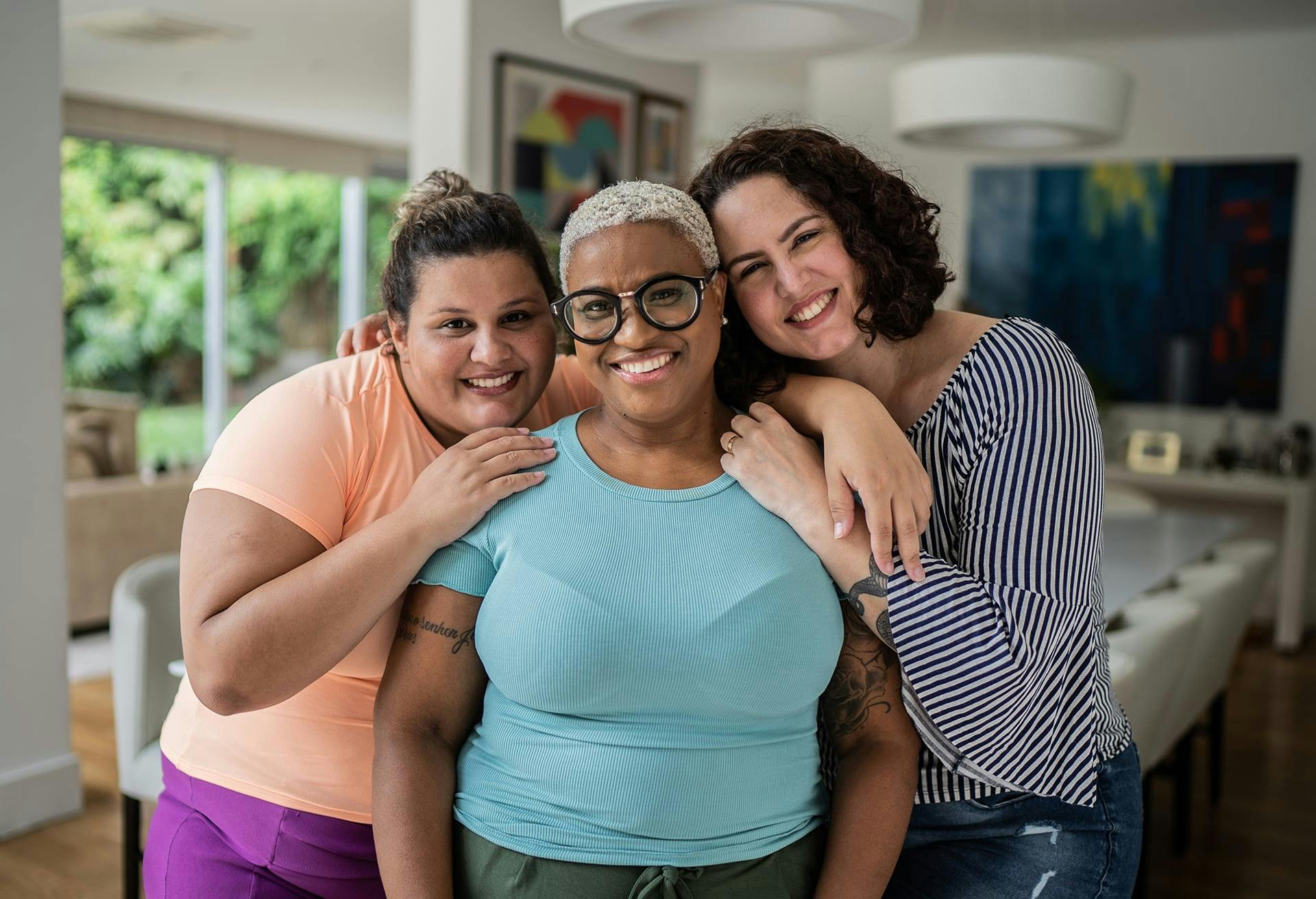 Three women together