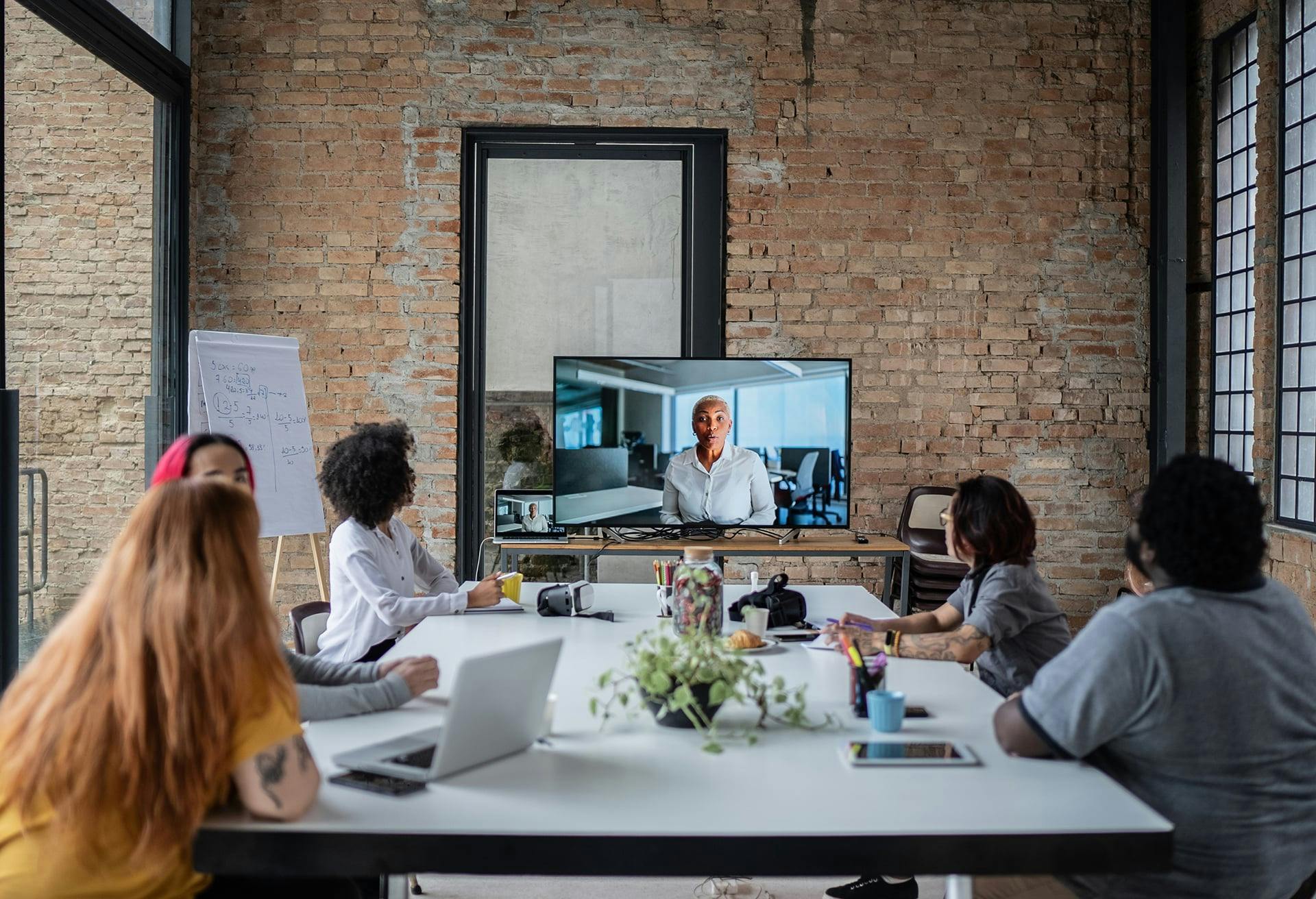 People in a conference room