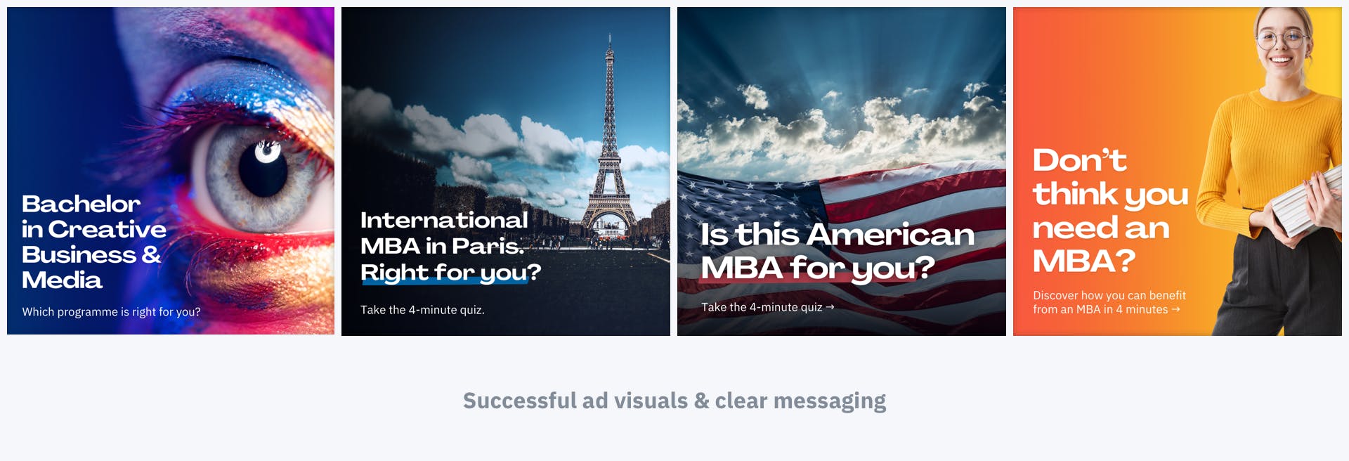 Examples of successful ads