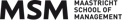 Logotype for MSM Maastricht School of Management.