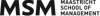 Logotype for MSM Maastricht School of Management.