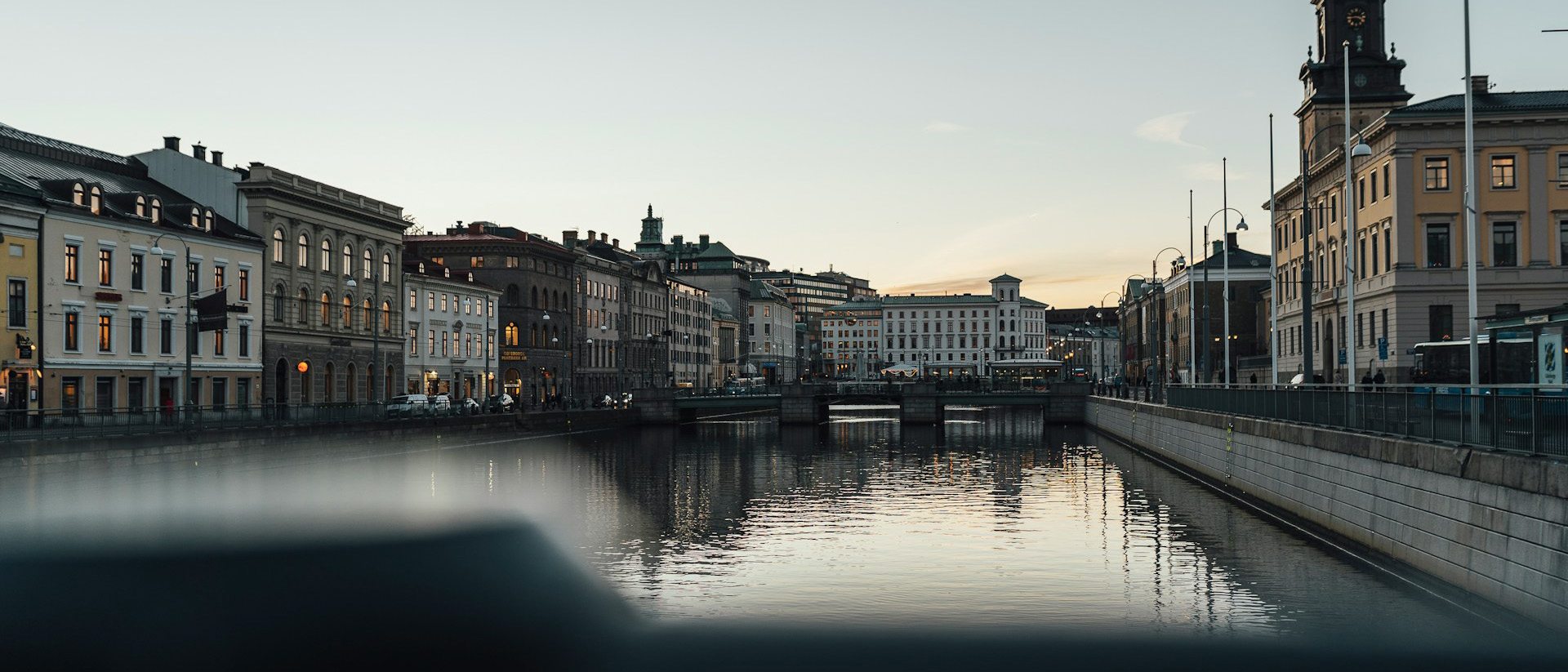 The canal in Gothenburg.