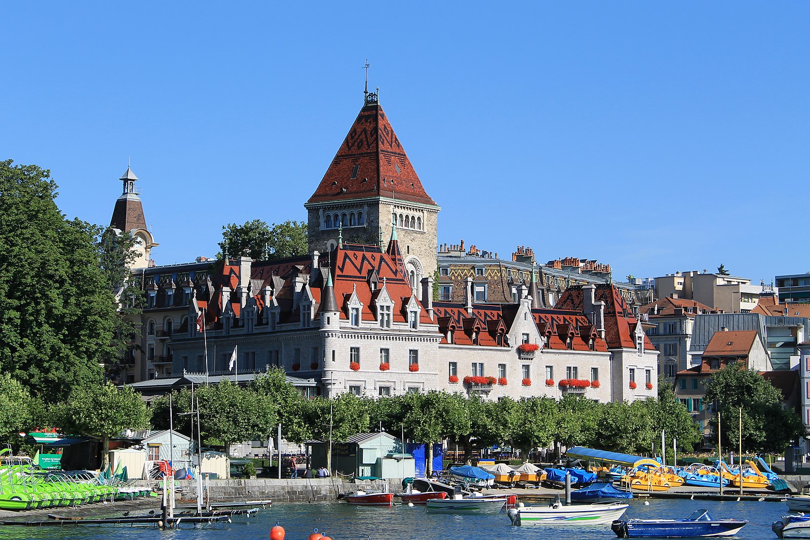 Château d'Ouchy in Lausanne.