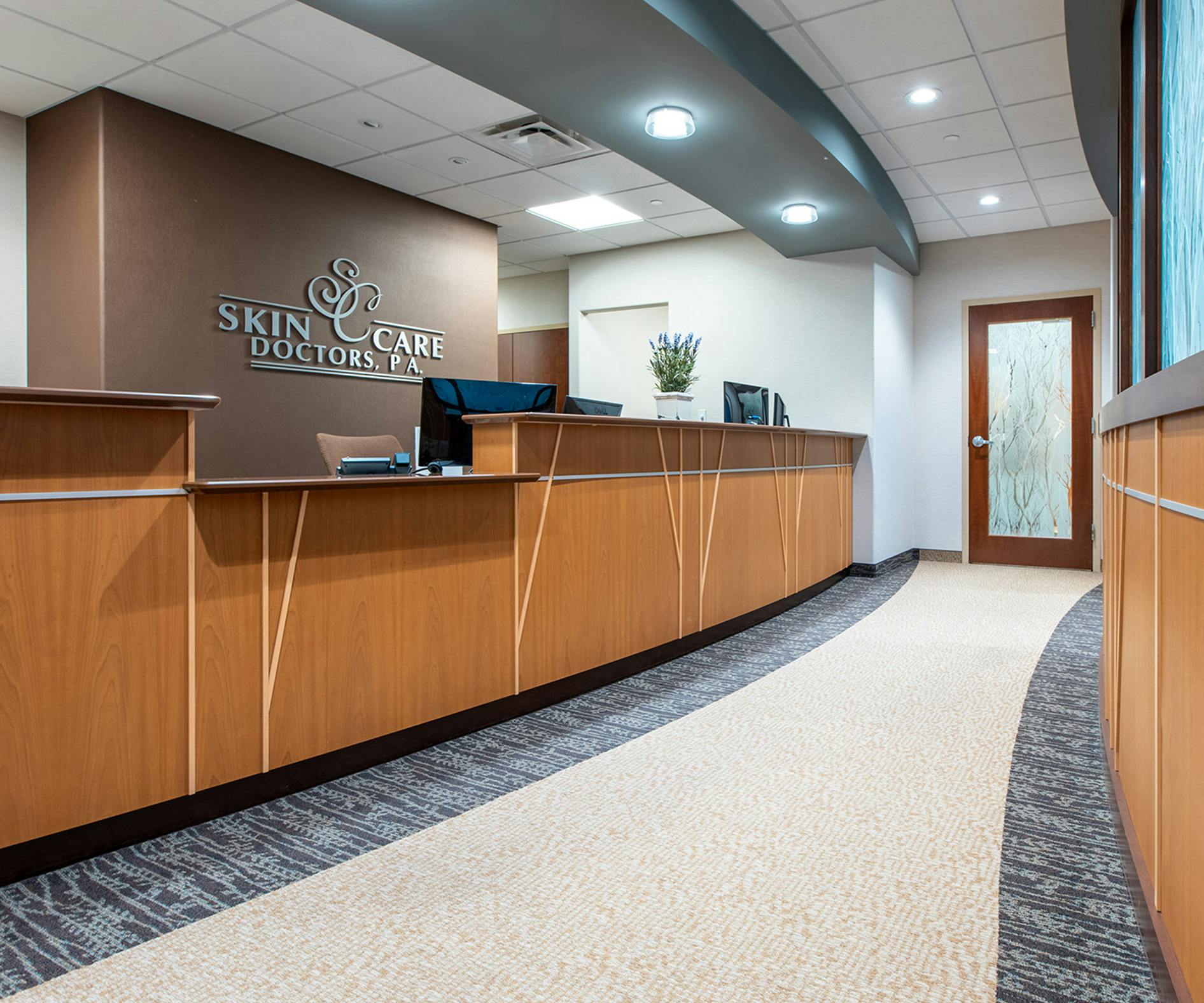 reception area at Skin Care Doctors