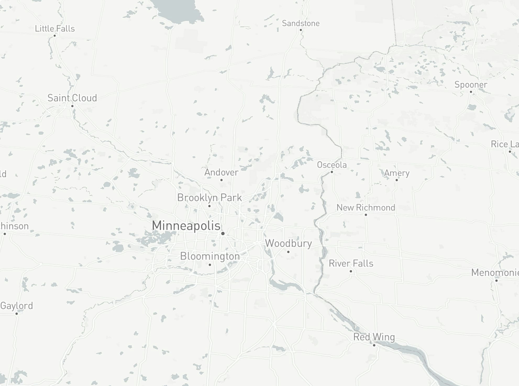 Map of Minneapolis