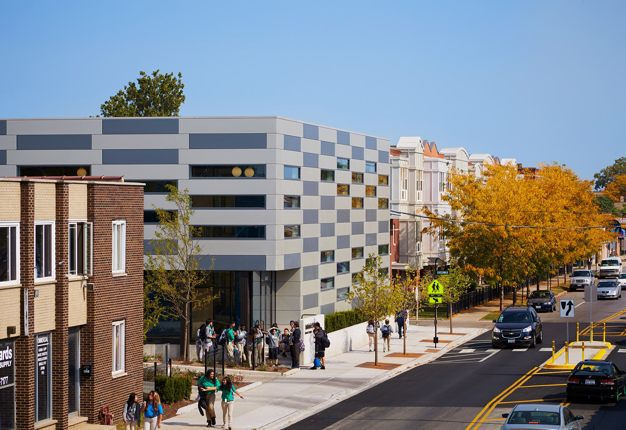 Street view of Intrinsic school in Chicago