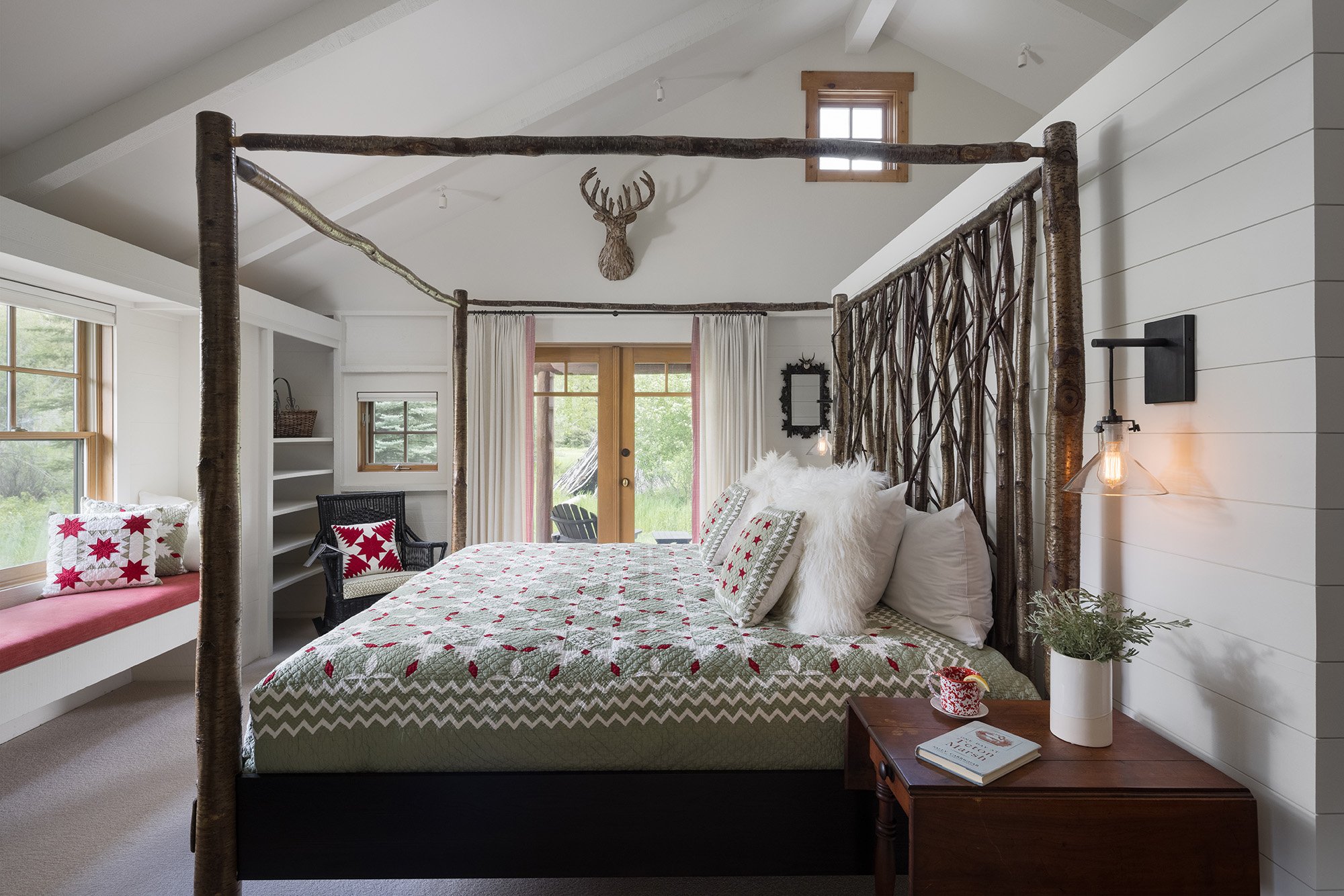 Master Bedroom in a cabin