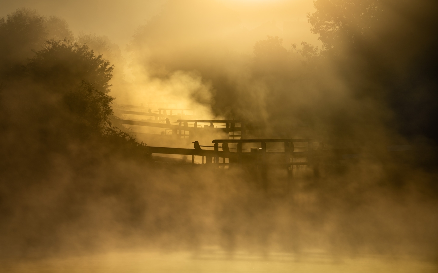 bradford on avon landscape photography wiltshire locke morning mist sunrise