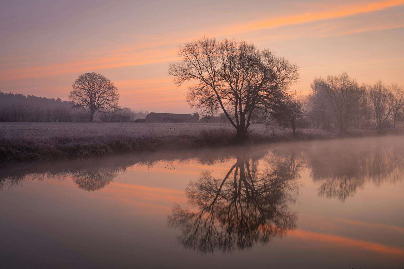 bradford on avon landscape photography wiltshire river morning frost