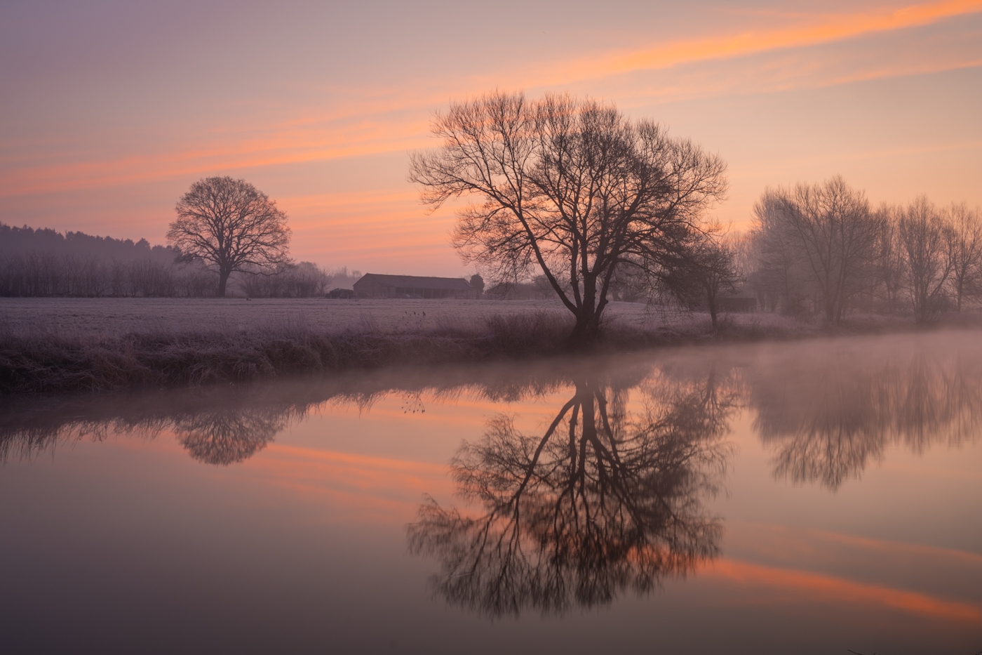 bradford on avon landscape photography wiltshire river morning frost