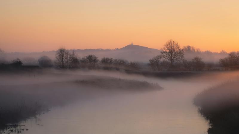 Glastonbury Tor Somerset Isle of Avalon Somerset Levels