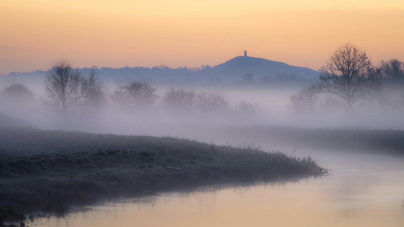 Glastonbury Tor Somerset Isle ofAvalon Somerset Levels