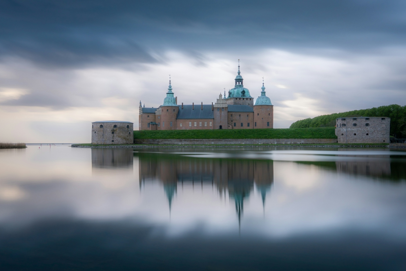 Kalmar Castle Sweden in the Storm