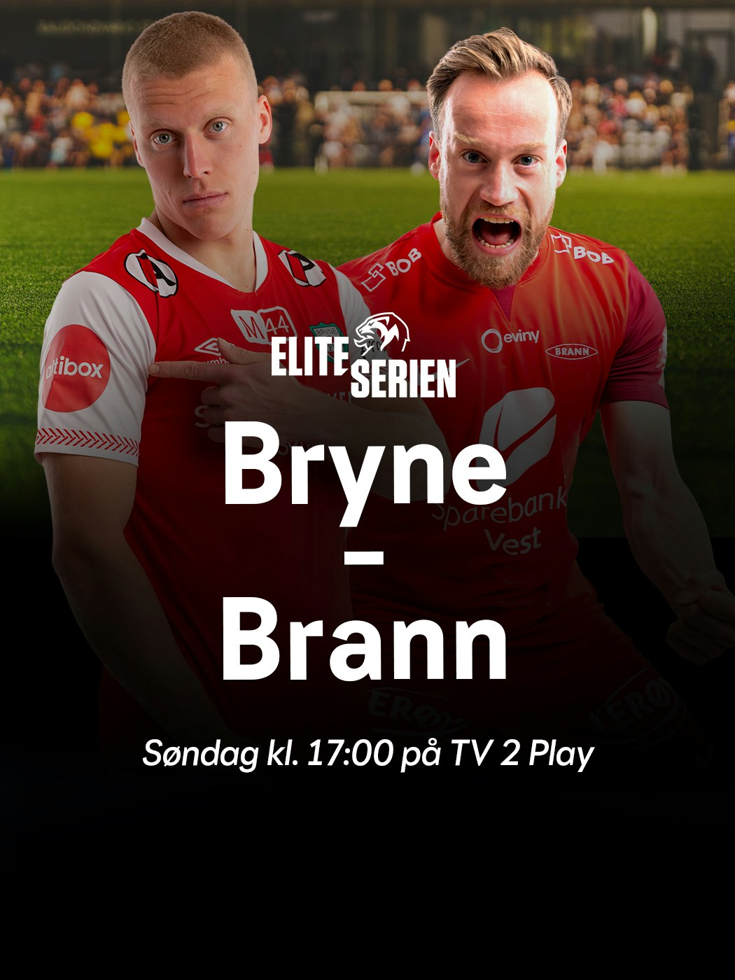 Eliteserien, Bryne - Brann, Søndag kl 17:00 på tvs play. se mer