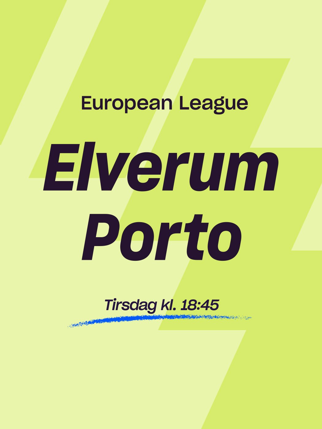 European LEague, Elverum - Porto, tirsdag kl. 18:45. Spill her
