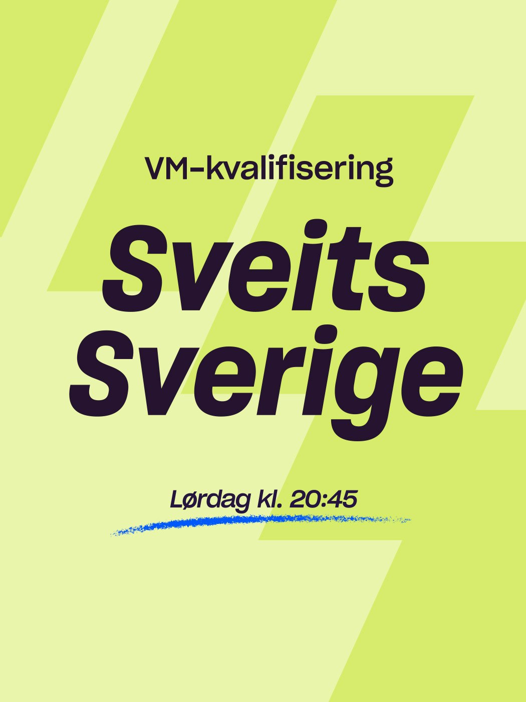 VM-kvalifisering, Sveits - Sverige, Lørdag kl 20:45. spill her