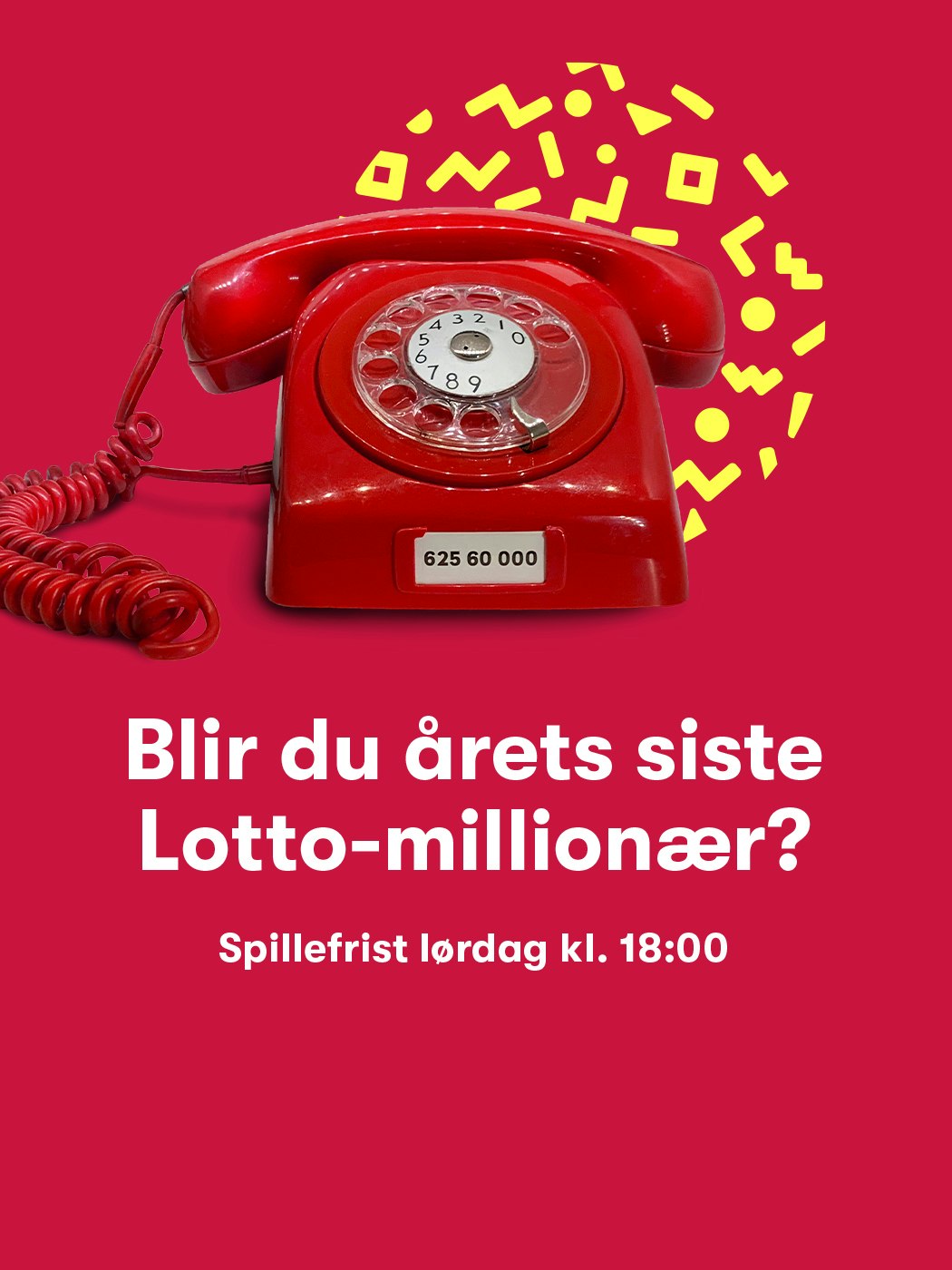 Lotto: Blir du årets siste Lorro-millionær? Spillefrist lørdag kl. 18:00. spill her