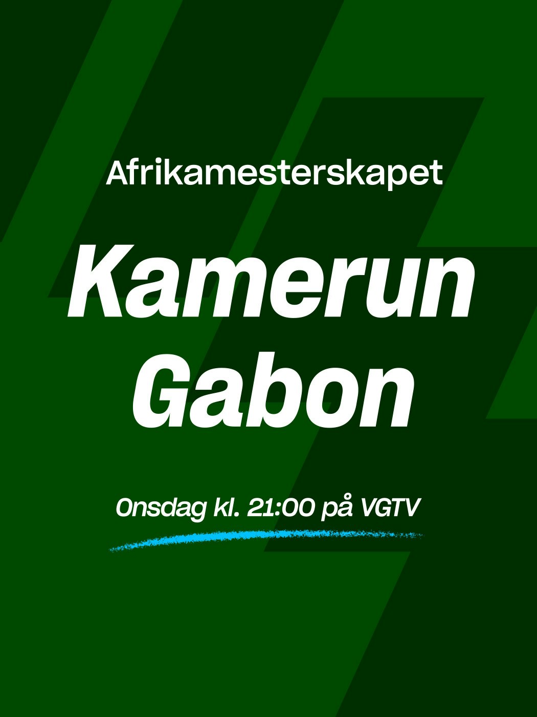 afrikamesterskapet, Kamerun - Gabon, onsdag kl. 21:00 på vgtv. spill her