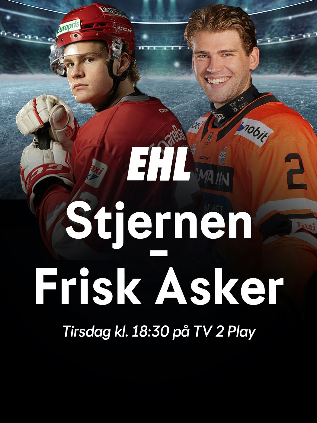 EHL, Stjernen - Frisk Asker, tirsdag kl. 18:30 på TV 2 play. se mer