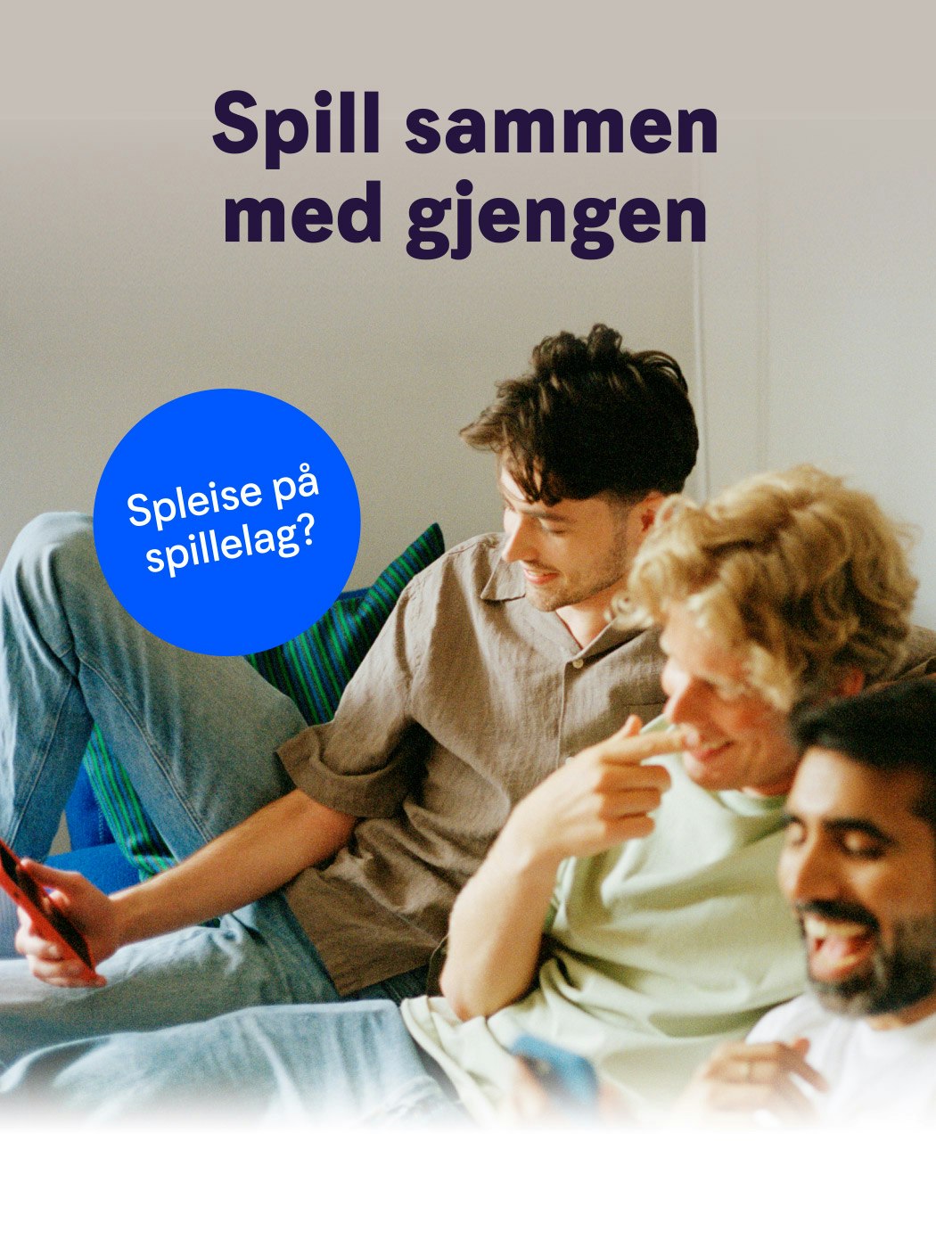 Spillelag: spill sammen med gjengen, les mer om spillelag her