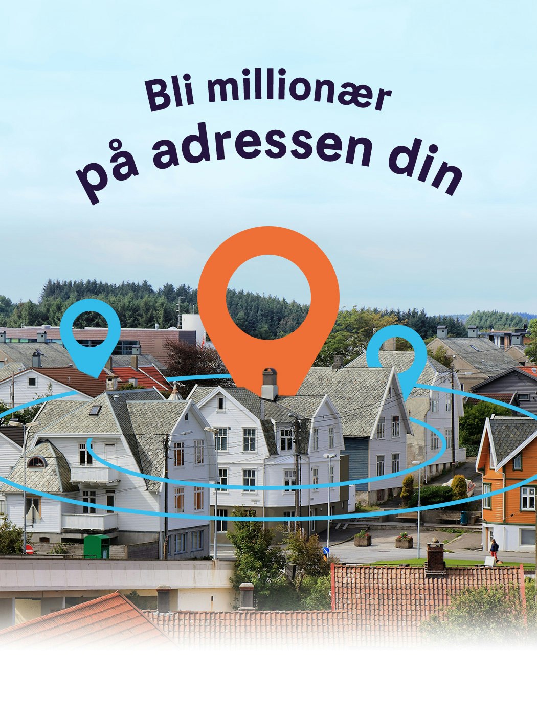 NAbolaget, Bli millionær på adressen din. Millionvinner hver fredag. spill nabolaget her