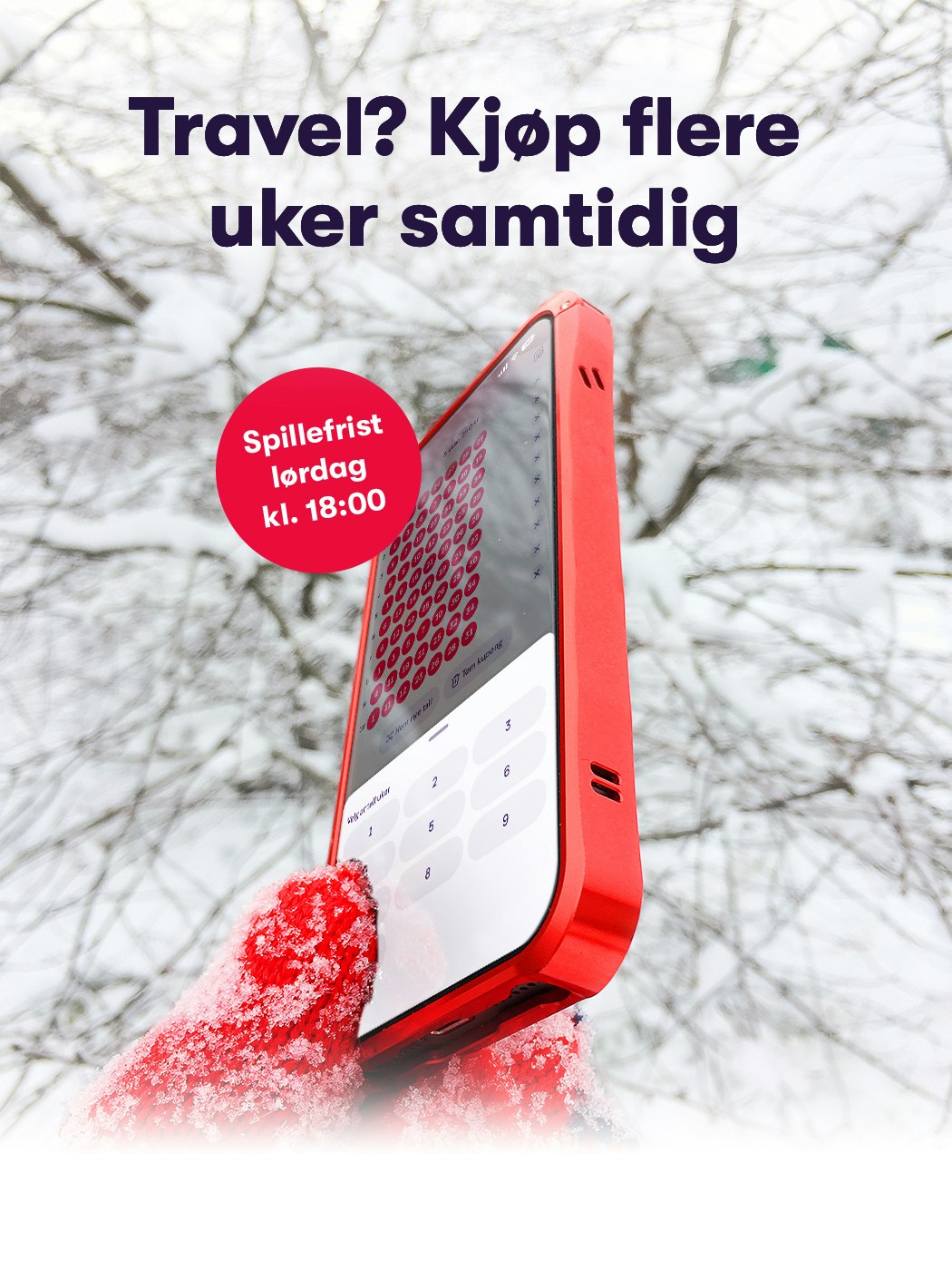 LOTTO: Travel? Kjøp føere uker samtidig! Spill lotto her