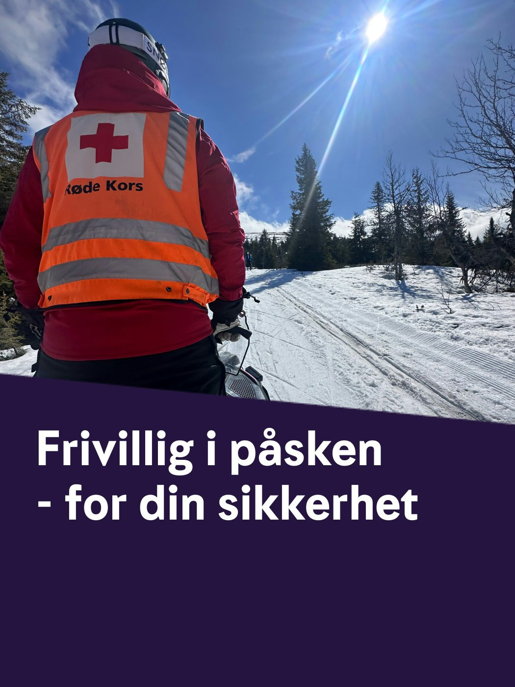 Redningsselskapet og røde kors står klare i beredskap på fjellet i påsken, les mer om hva de gjør her