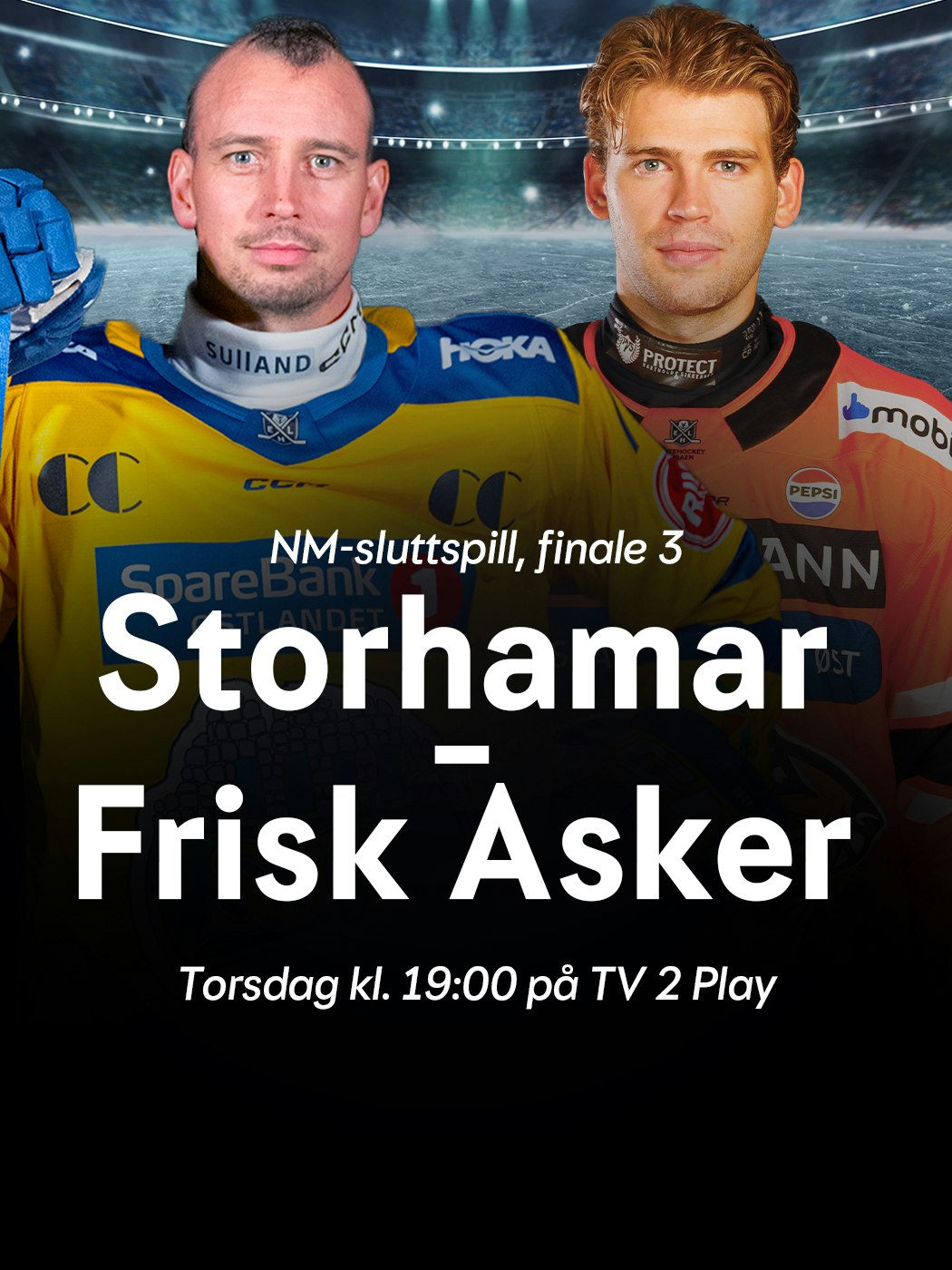Oddsen: NM-sluttspill, finale 3 -  Storhamar-Frisk Asker torsdag kl. 19. Se mer her