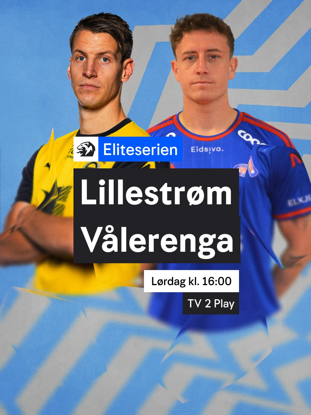 Eliteserien. Lillestrøm - Vålerenga. Lørdag klokken 16:00. Se: n-t.no/vinnersjanser - Hjelpelinjen.no. Spill her