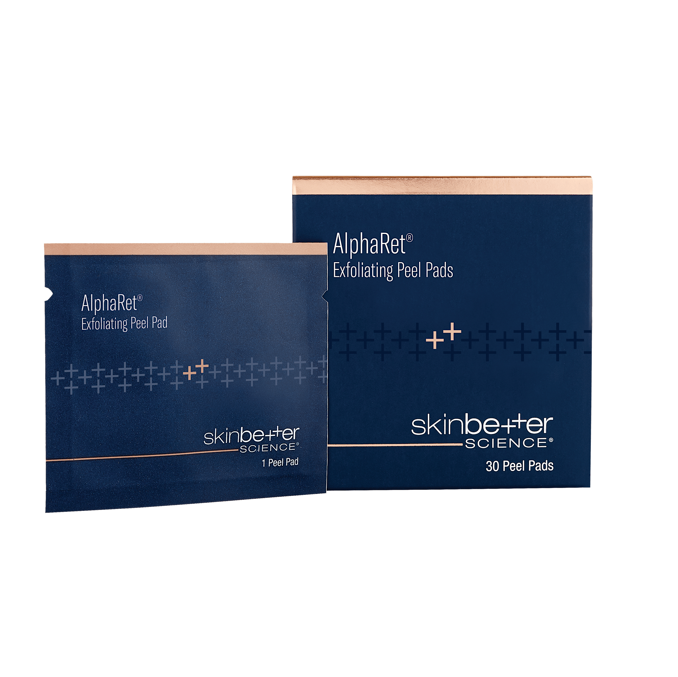 Alpharet exfoliating peel pads