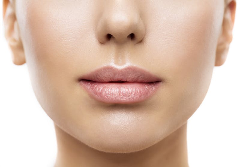 Close-up of a woman's lips