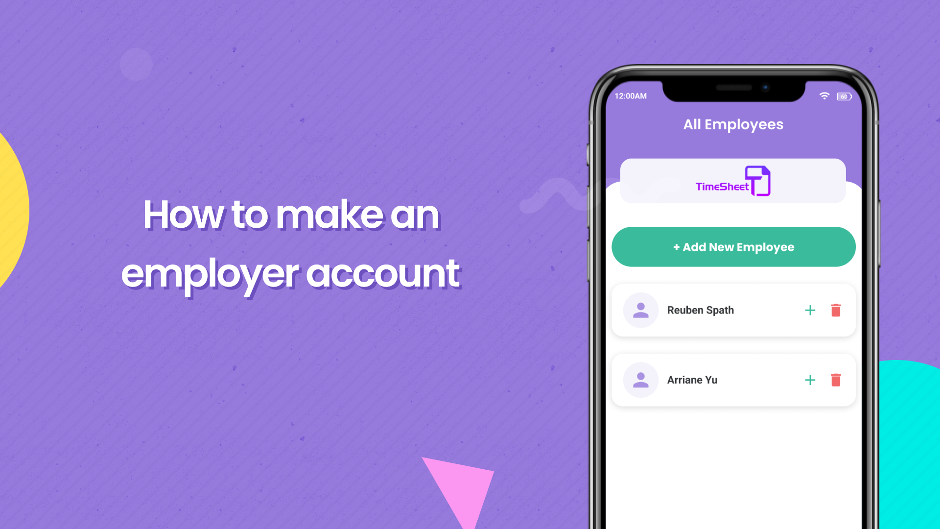 How to create an Employer account - Website