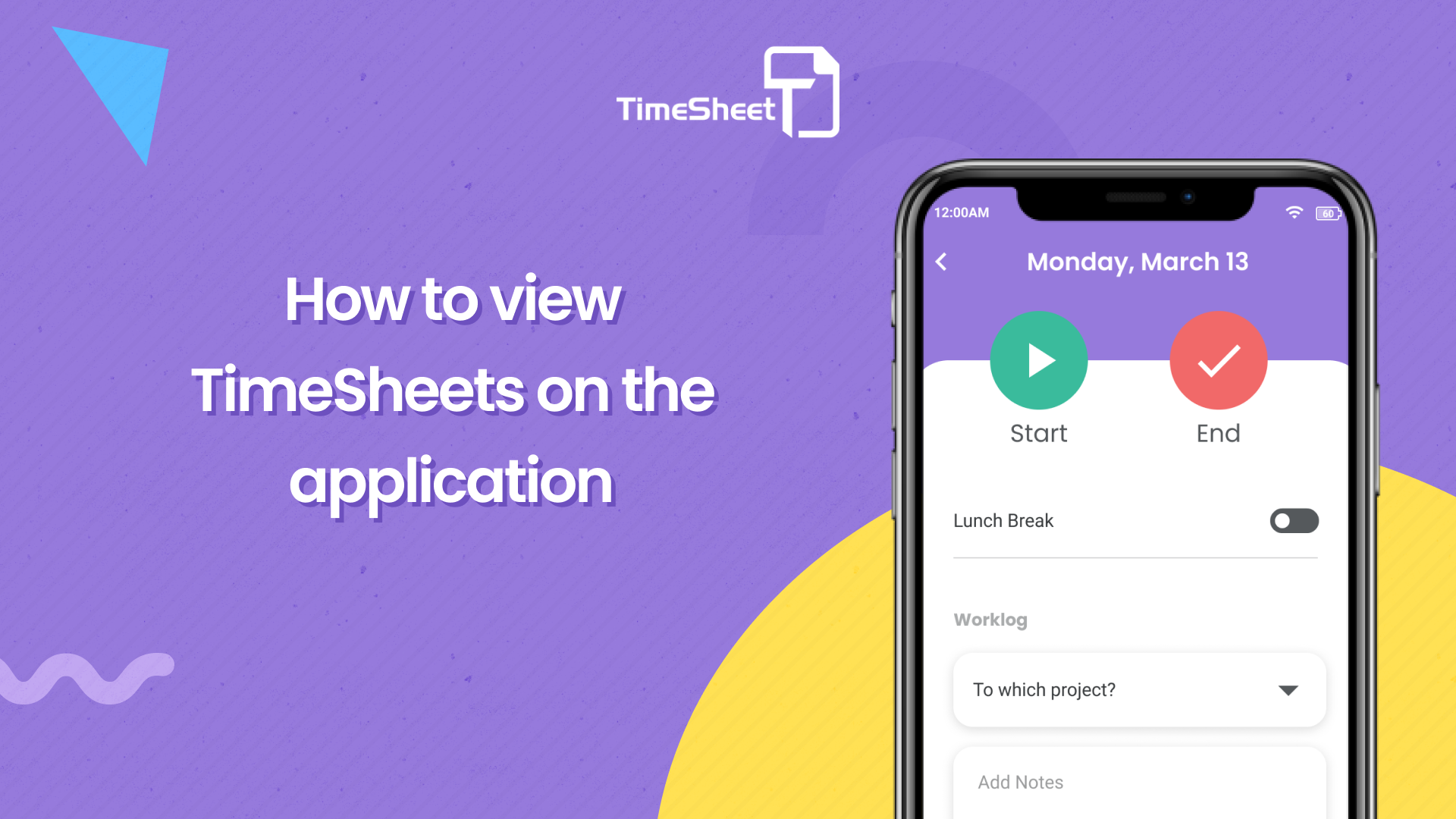 How to view timesheets - Application