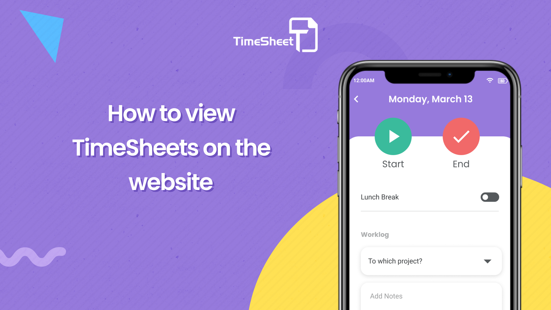 How to view timesheets - Website