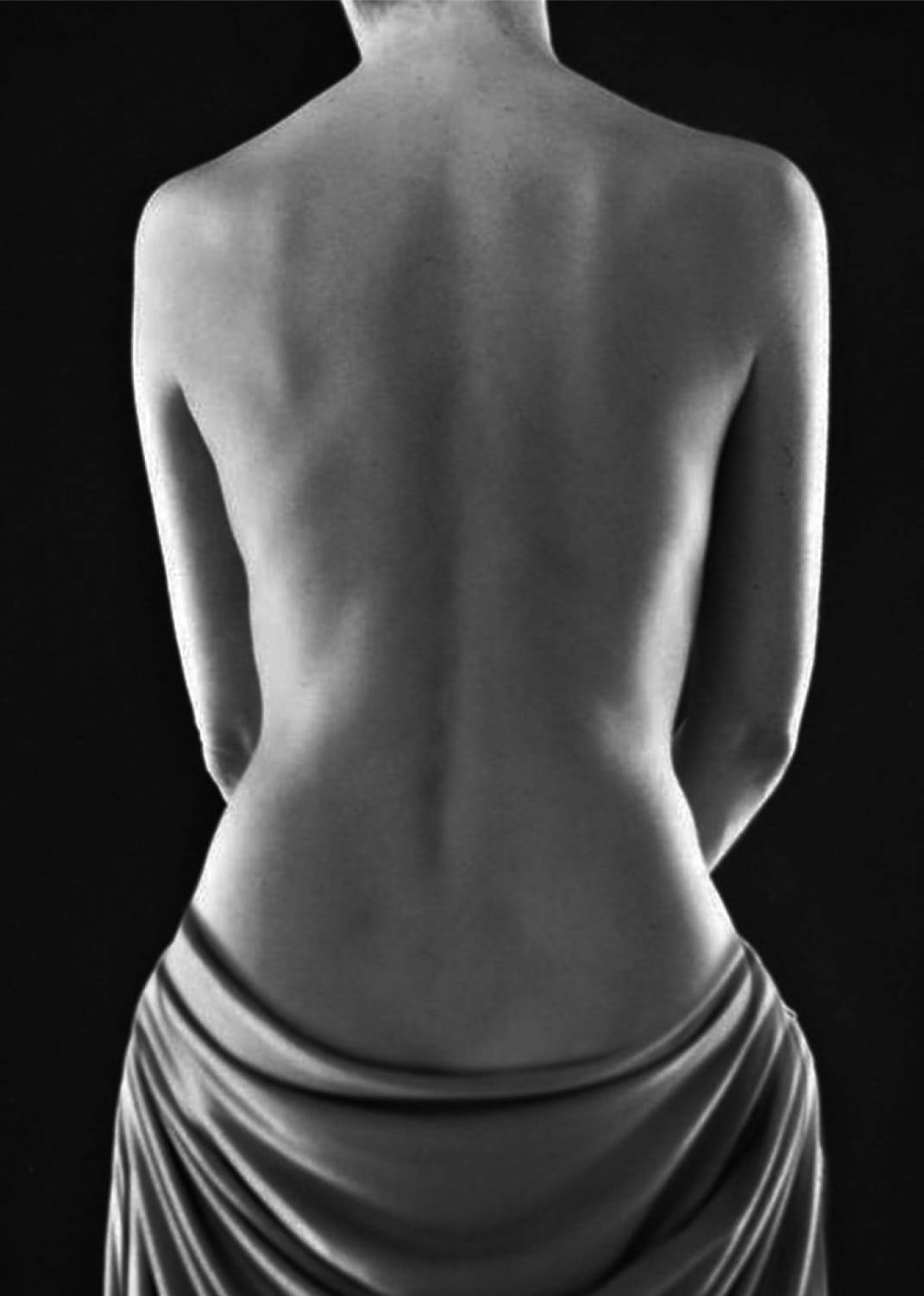 Woman's bare back