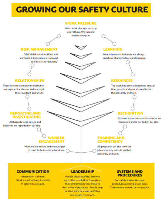 Growing our Safety Culture poster