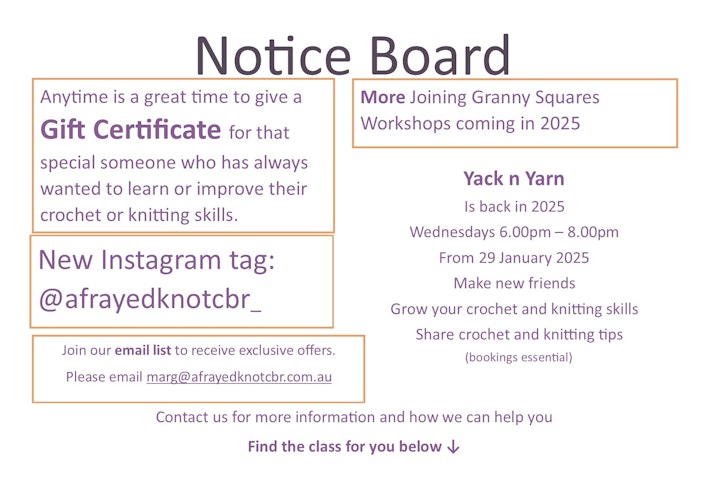 December Notice Board