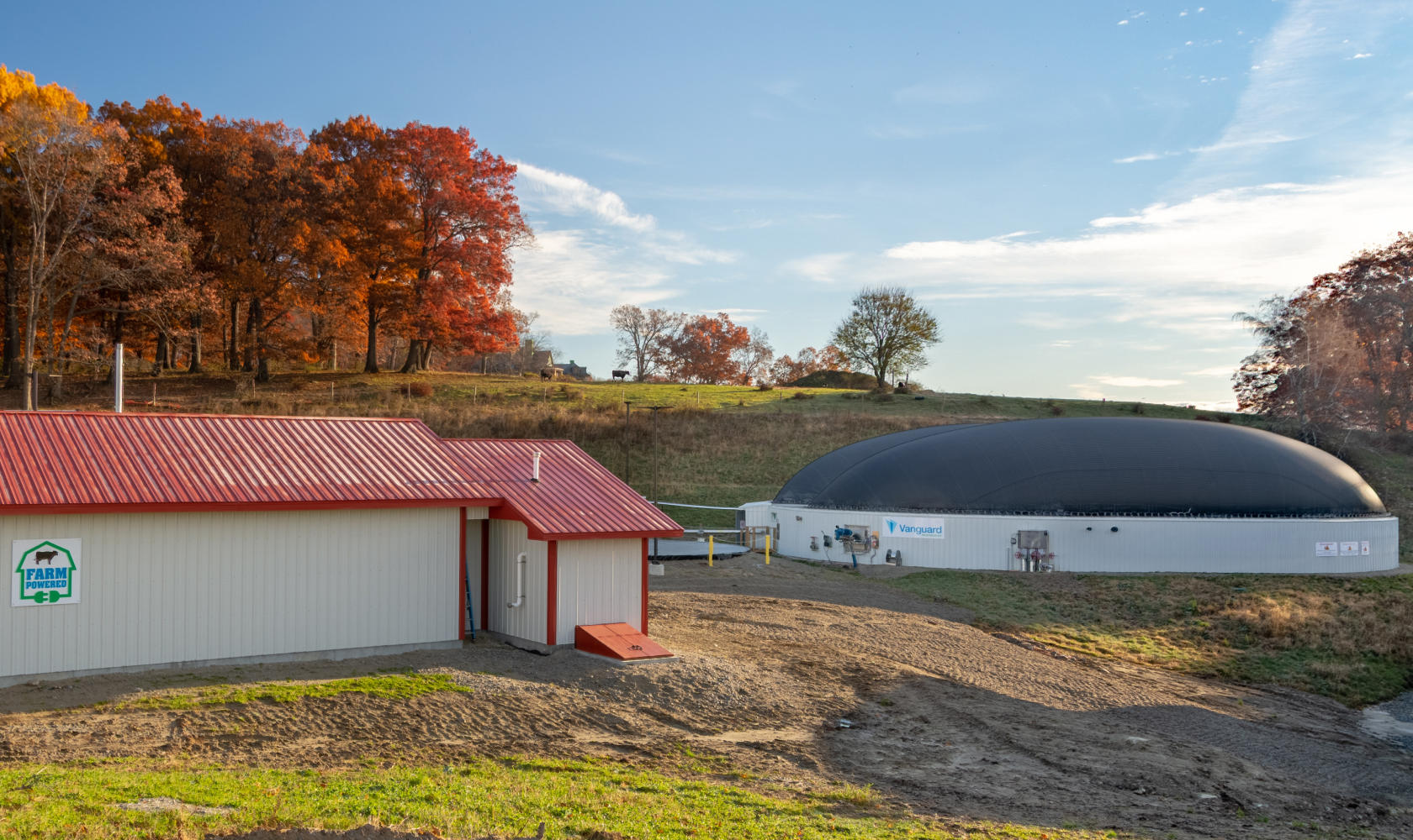 Anaerobic digestion creating renewable energy from food waste recycling