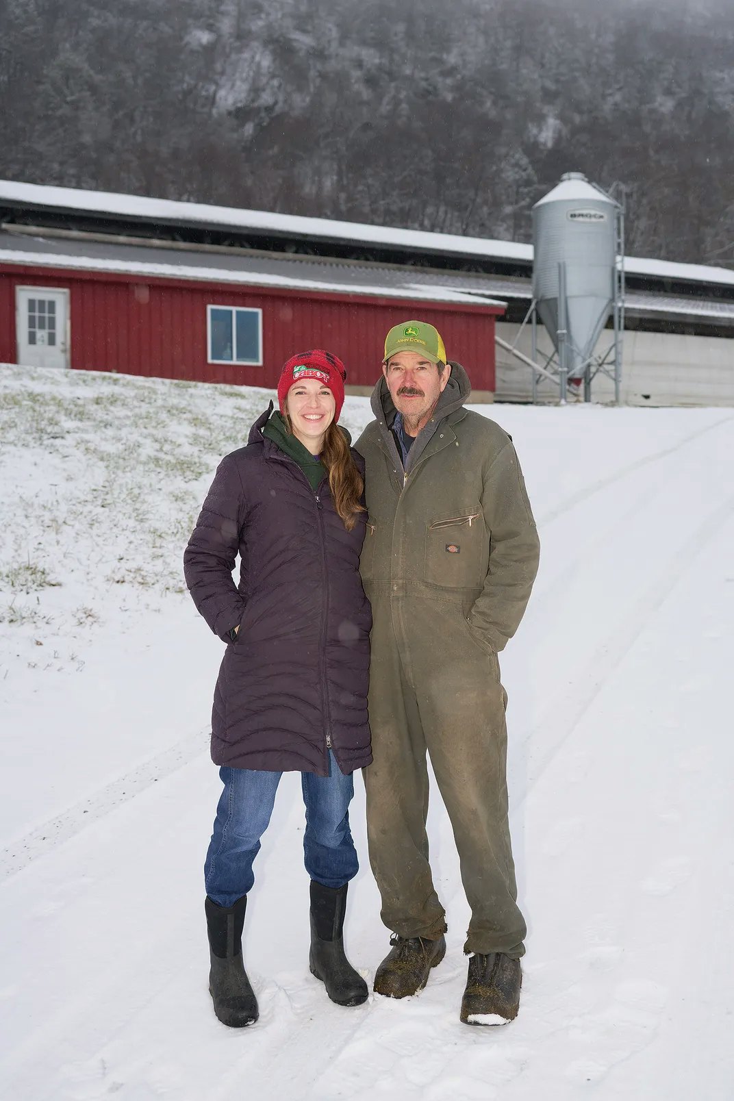 Denise Barstow Manz and her father, David Barstow, are the seventh and sixth generations of dairy farmers in the family. David Degner