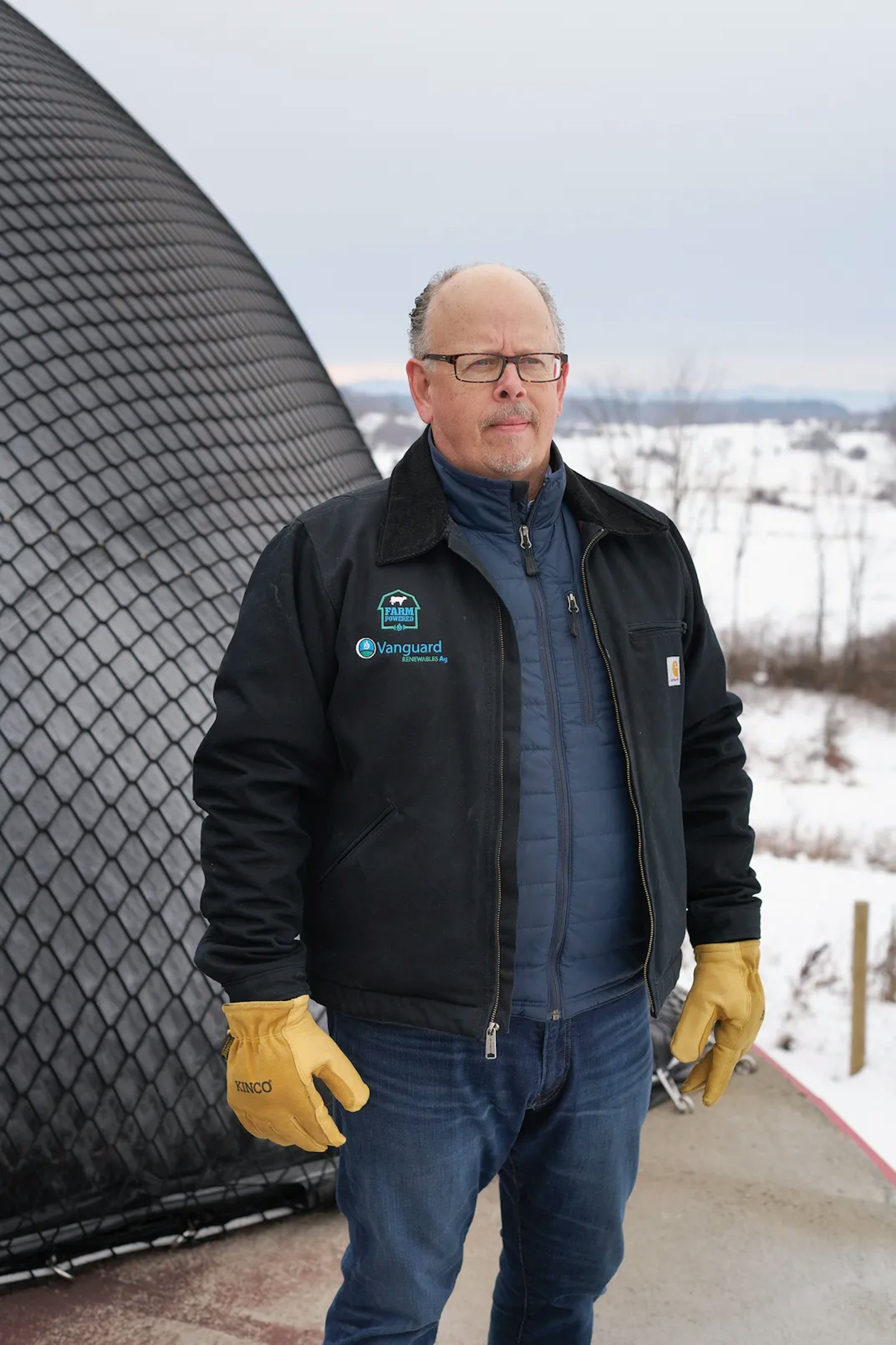 John Hanselman, co-founder of Vanguard Renewables, hopes to expand his company to include 100 digesters by 2026. David Degner