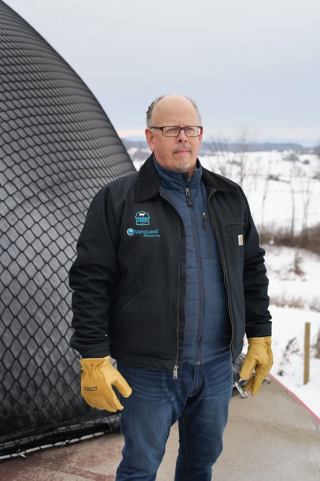 John Hanselman, co-founder of Vanguard Renewables, hopes to expand his company to include 100 digesters by 2026. David Degner