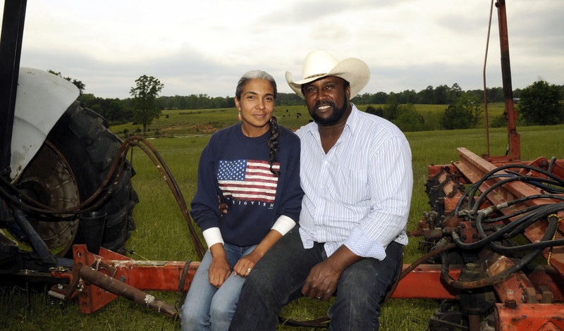 Kara Brewer Boyd, Founder and President, Association of American Indian Farmers; and husband John W. Boyd, Founder and President, National Black Farmers Association | Image courtesy Vanguard Renewables